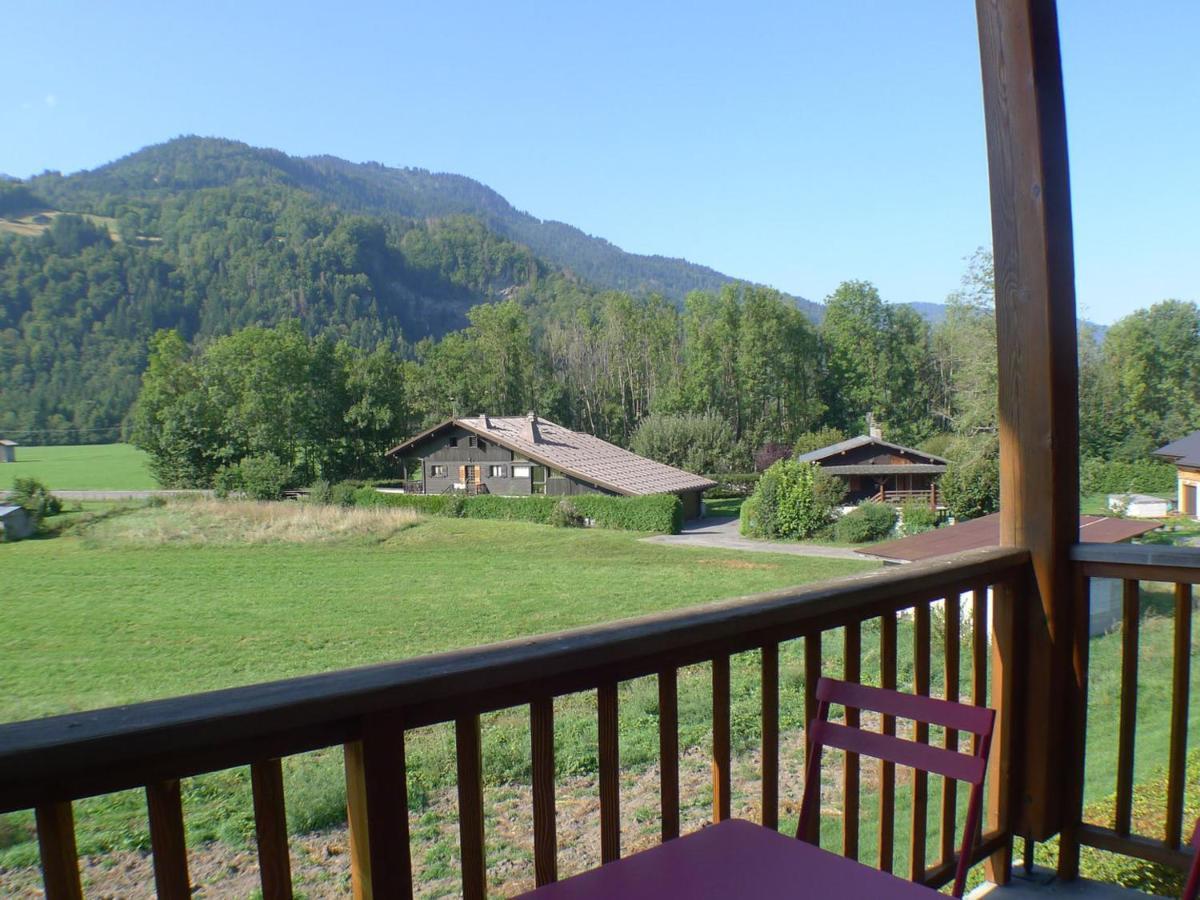 Duplex Confortable Avec Balcon Sud, Animaux Admis Et Parking - Fr-1-629-133 Samoëns Exteriér fotografie